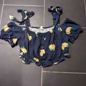 FINAL PRICE Lemon crop top